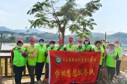 巾帼添彩换新颜 志愿护航幸福路——高州市平山镇巾帼志愿队助力乡村创卫提质