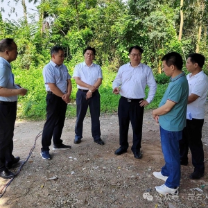 梁荣杰调研城市黑臭水体及建筑垃圾治理工作
