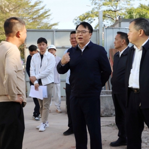 梁荣杰调研城区市容秩序、公园广场安保及防洪排涝工程安全生产工作
