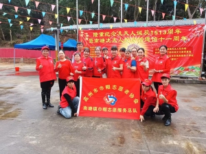 南塘镇巾帼志愿服务总队助力冼太夫人庙祈福活动