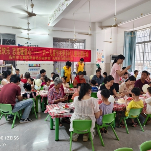童趣六一！长坡巾帼志愿者带你玩转蛋糕DIY